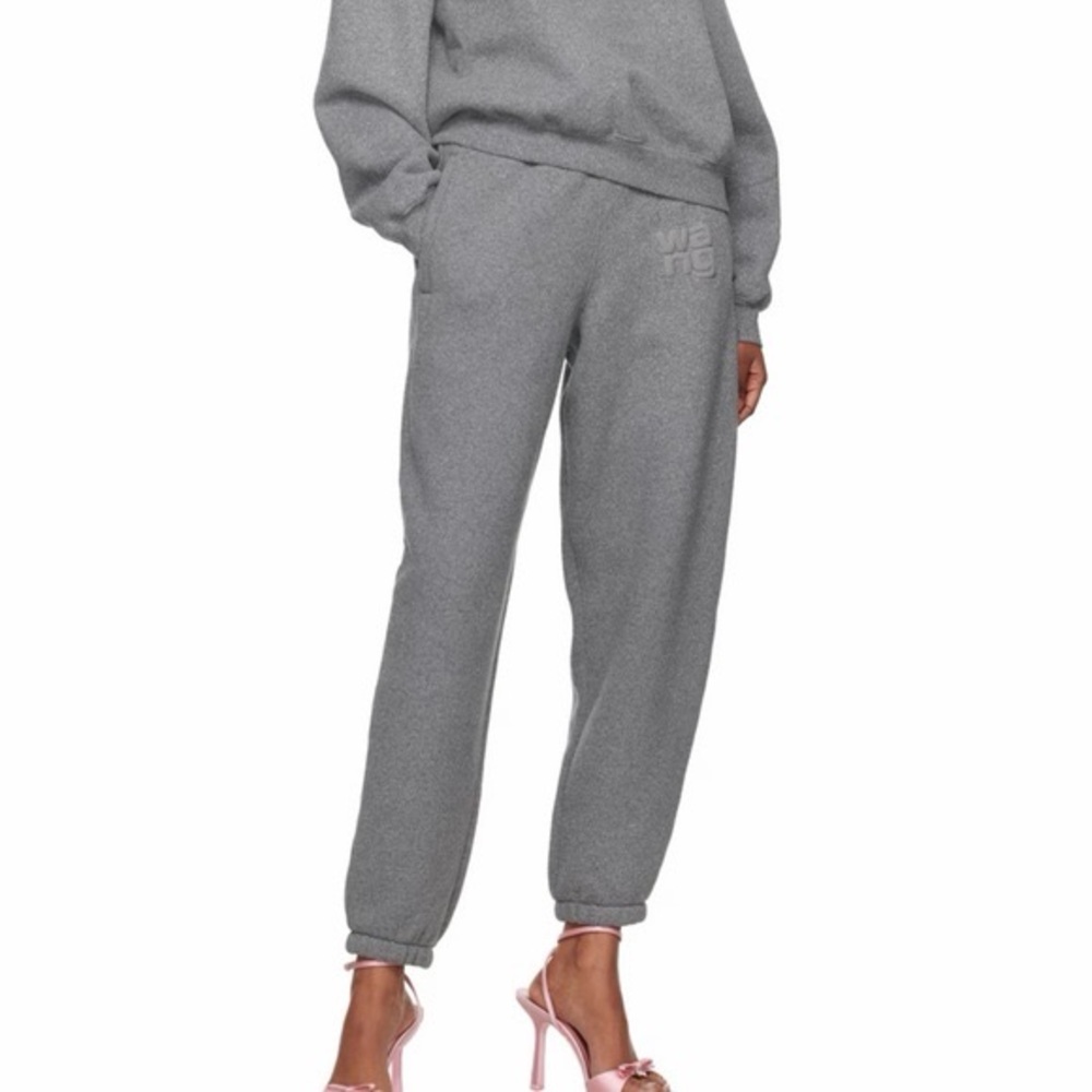 Alexander Wang Gray Glitter Jogger